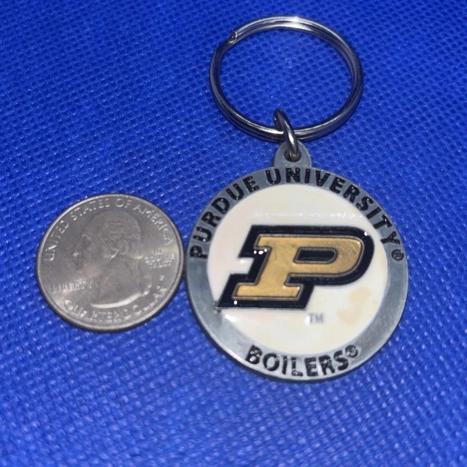 Purdue Boilermakers Metal Charm Keychain Charm NCAA College Souvenir 2006 - Image 4 of 4