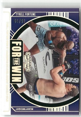 2025 Panini Contenders PFL #16 Tyrell Fortune For The Win Silver 64/99