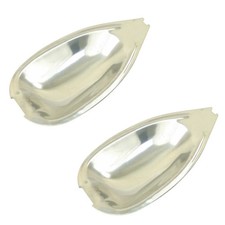EMPI VW Bug 68-70 Stainless Steel Door Handle Guards, 00-6448-0
