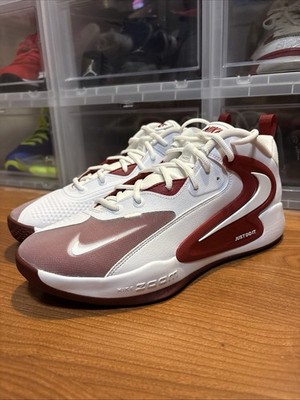 Nike Air Zoom Hyperset 2 White Crimson FQ7070-106 Volleyball Shoes Sz 9.5M NWOB