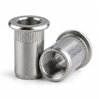 M4 M5 M6 M8 M10 Flanged Rivnuts Blind Nutserts Knurled Steel Rivet Nuts