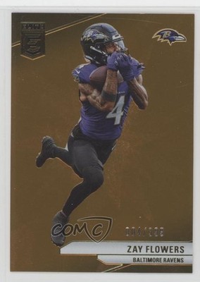 2024 Panini Donruss Elite Orange /399 Zay Flowers #88 11ks