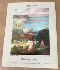 Hugh O'Neill 2010 gallery exhibition ad art show vintage mgazn print Antrim Glen