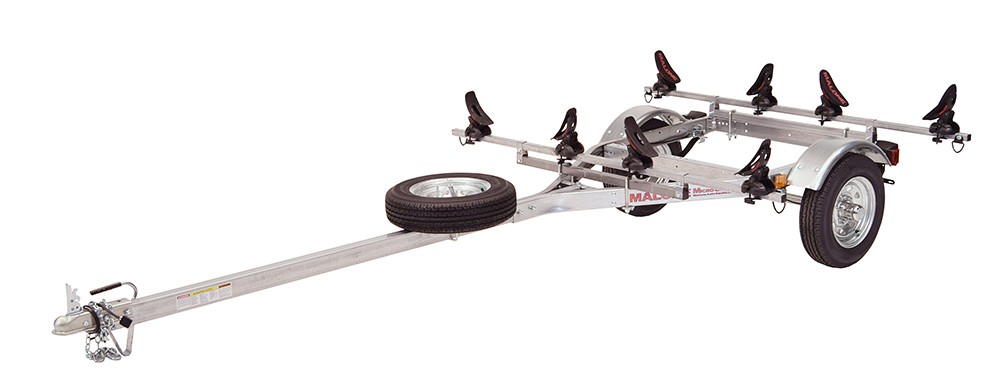 Malone MicroSport Low Bed Trailer package(Spare Tire, 2 sets Saddle Up Pro)