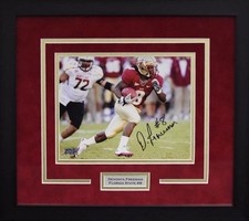 DEVONTA FREEMAN SIGNED FLORIDA STATE SEMINOLES 8x10 FRAMED PHOTO COA