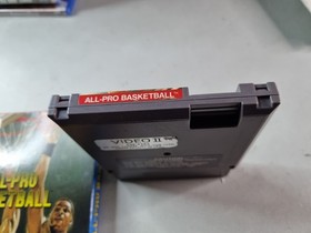 All Pro Basketball (Nintendo NES, 1989) Box Cart Tested & Working 