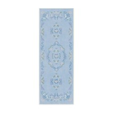 Ruggable 2'x7' Washable Bridgerton Aubrey Hall Garden Runner Rug Blue