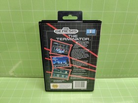 The Terminator (Sega Genesis) CIB w/Reg Card And Hand Tab-Authentic-TESTED-