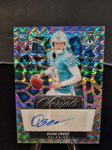 2025 Panini Mosaic Rookie Scripts Quinn Ewers #RS-QES