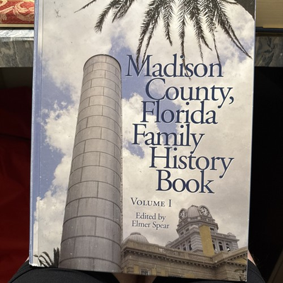 #ad quot;Madison County Florida Family History Book Volume 1quot; Spear 2002 Genealogy $48.00