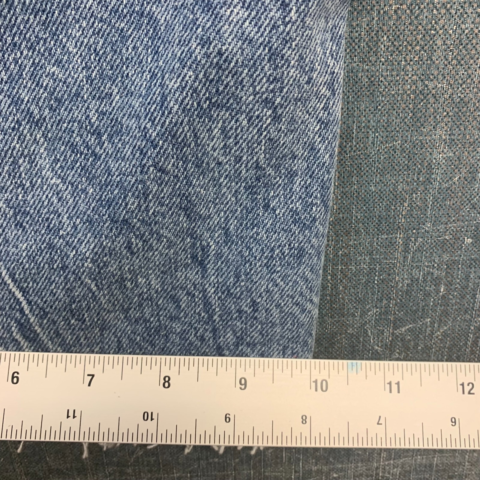 ZARA Women's Jeans Size 8 Blue Straight Leg Raw Hem Denim High Rise 100% Cotton thumbnail 8