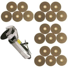 3" AIR CUT OFF TOOL GRINDER CUTTER TOOLS + 21 CUTTING DISCS