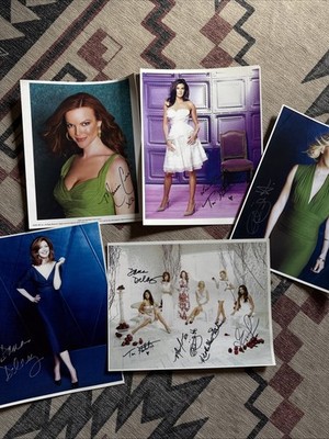 Desperate Houswives Autogramme vorsigniertes Cast Foto und Soloaufnahmen