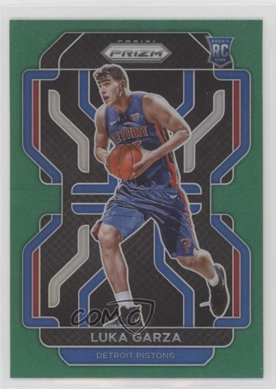 2021-22 Panini Prizm Green Prizm Luka Garza #303 08aq