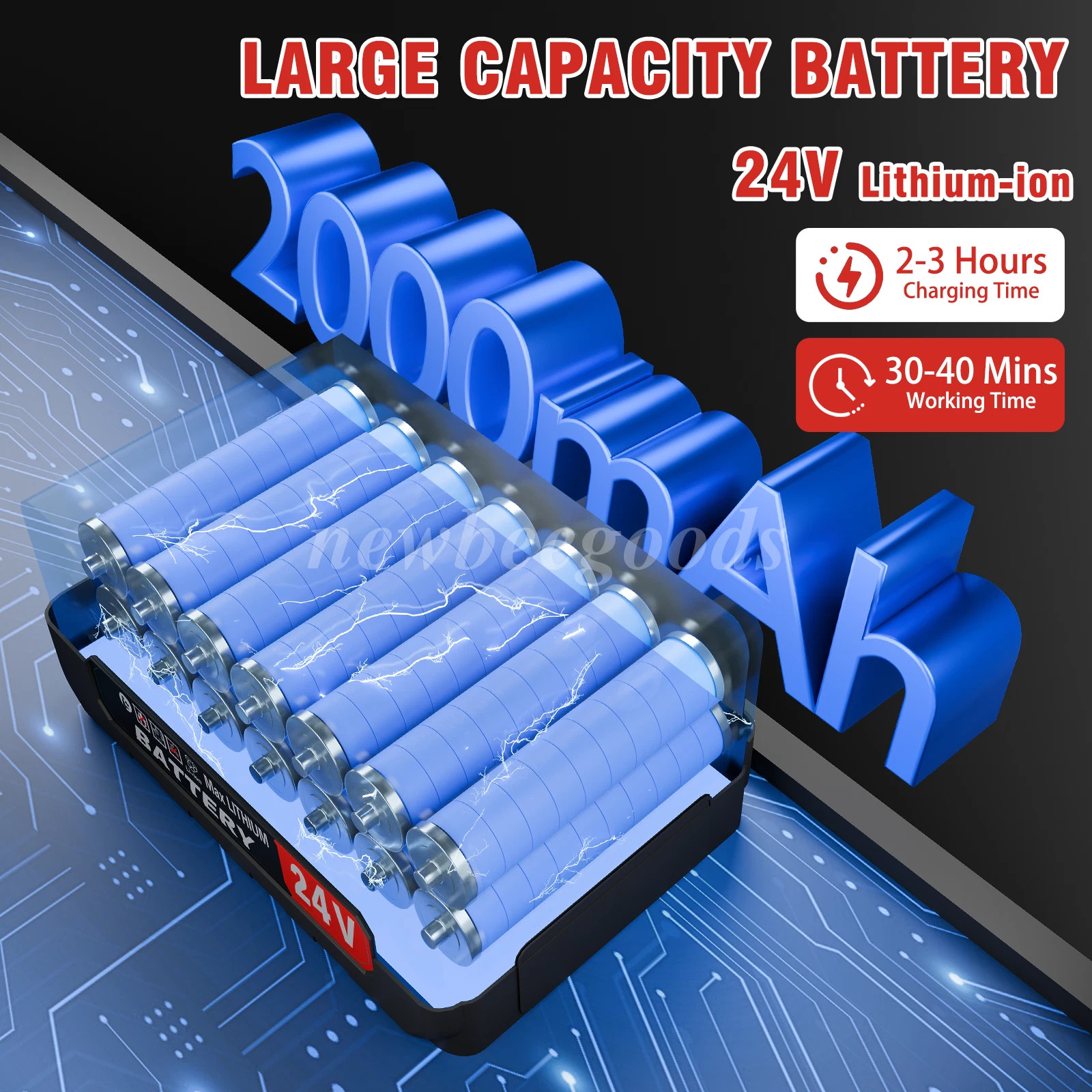 21000RPM Cordless WeedEater Electric Lawn Mower Lawn Edger Grass String Trimmer