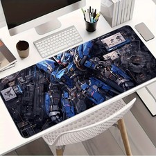 40 90cm1pc Large Mecha Anime Gaming Desk Mat Mouse Pad - -Inspired Non-Slip Ru