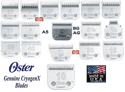 OSTER Cryogen-X BLADE*Fit A5,A6 Andis AG AGC BG,Many Wahl,Moser,Aesculap Clipper