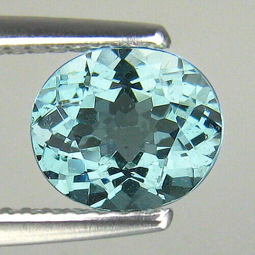 1.45Ct UNHEATED ! NATURAL GREENISH BLUE APATITE GEMSTONE FROM BRAZIL - Picture 1 of 1