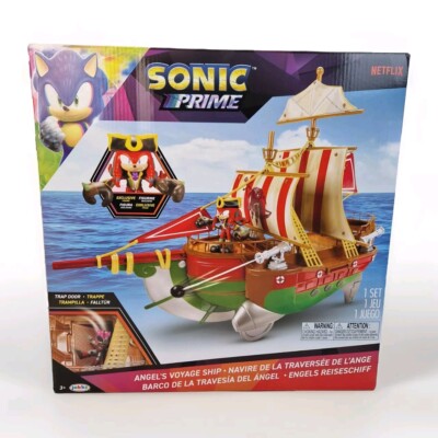 SONIC PRIME Spielset Engels Piraten Schiff Jakks Pacific 2023 Netflix SEGA NEU