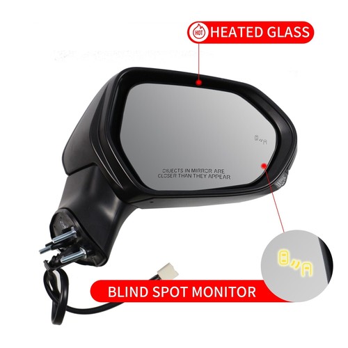 Espejo retrovisor lateral para Toyota Camry 18-2023 lámpara térmica eléctrica BSM lado derecho del pasajero - Imagen 4 de 9
