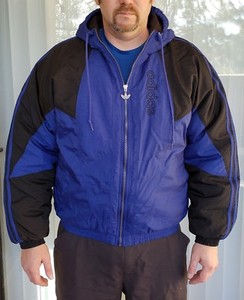 adidas puffer jacket blue