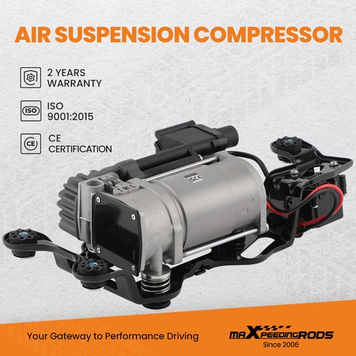 Air Suspension Compressor + 2X Rear Spring Bags Kit For BMW X5 F15 X6 F16 13-19 - Picture 7 of 12