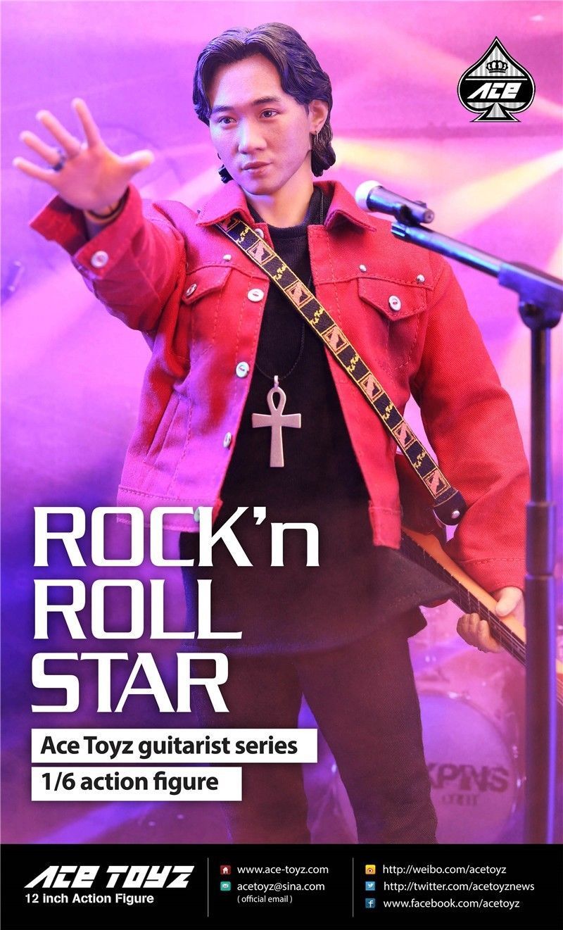 16 Action Figure Ka Kui Wong Ace ROCK Doll star Toyz AT-007 Model in stock 16 Action Figure Ka Kui Wong Ace ROCK Doll star Toyz AT-007 Model in stock