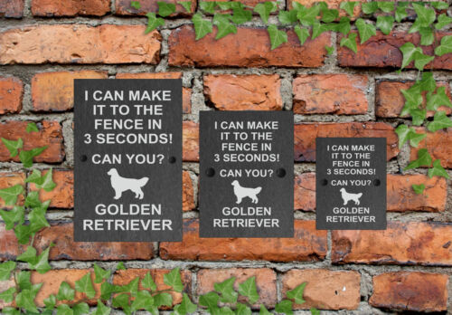 Letrero de puerta de pizarra para perros puedo llegar a la cerca 3 tamaños TODAS LAS RAZAS DISPONIBLES D-L - Imagen 17 de 34