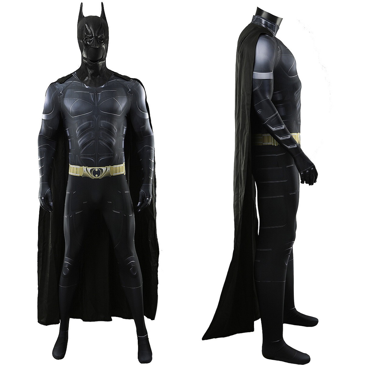 アーマード・バットマン スーツ 大人用 コスチューム アトラク マスク