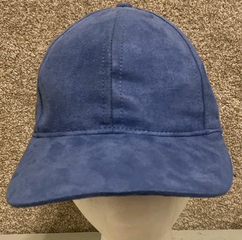 Love Your Melon Womens Blue Faux Suede Baseball Adjustable  display picture 2