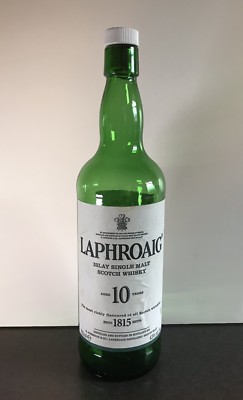 Individual Empty LAPHROAIG 10 Year Islay Single Malt Scotch Whisky Decanter 750