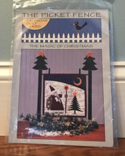 Picket Valla Calendario Edredón Serie La Magia de la Navidad Diciembre 1996 Sin Cortar