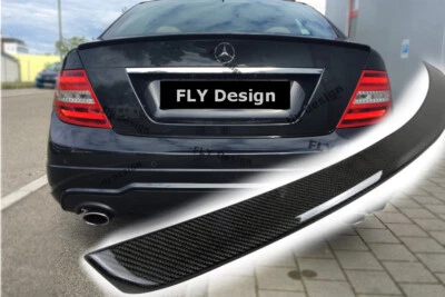 Passend für MERCEDES c klasse limo w204 a-still stil Carbon lack spoiler heckspo - Bild 1 von 4