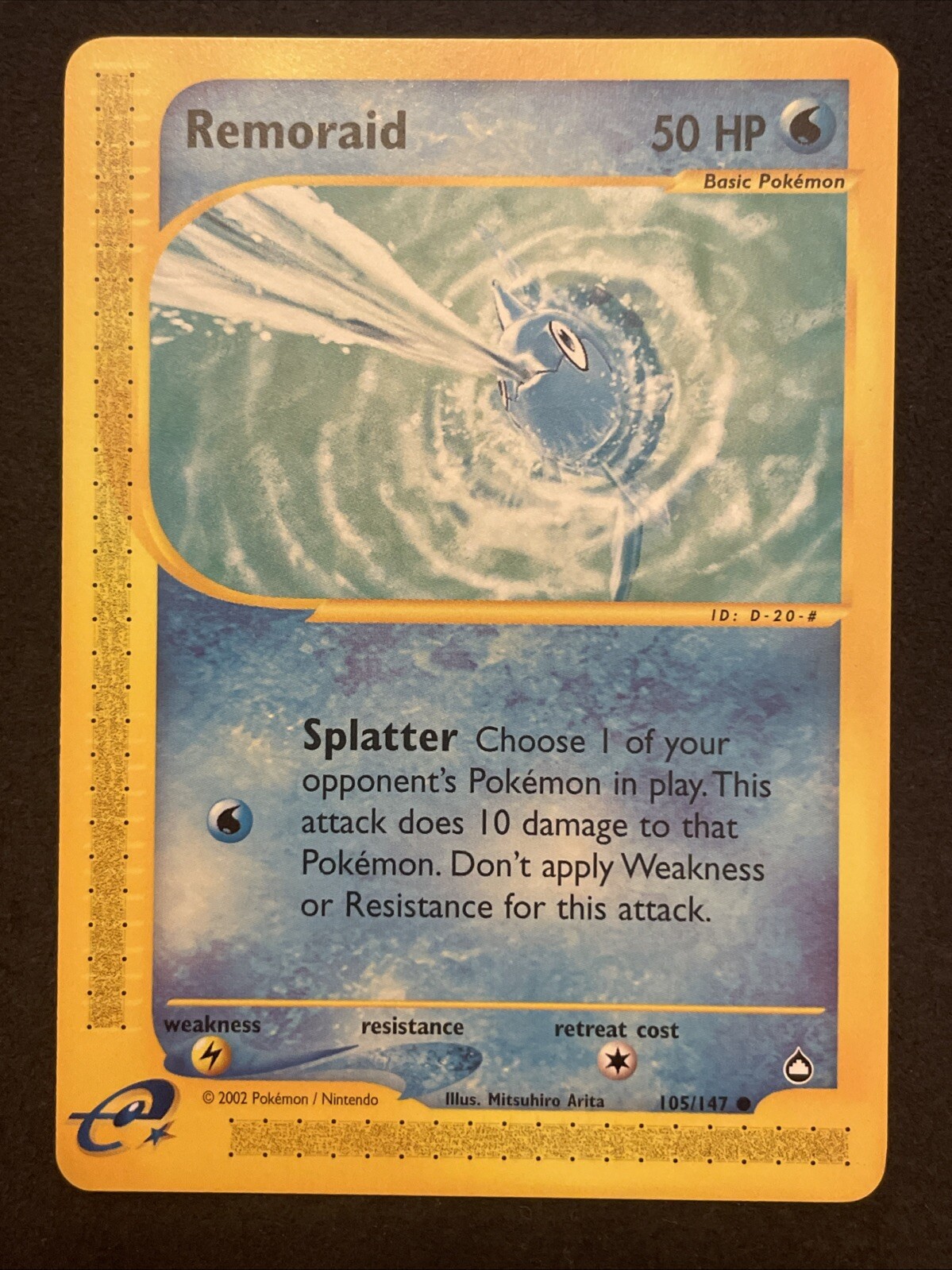 2002 Pokemon e-Series Aquapolis 105/147 Remoraid