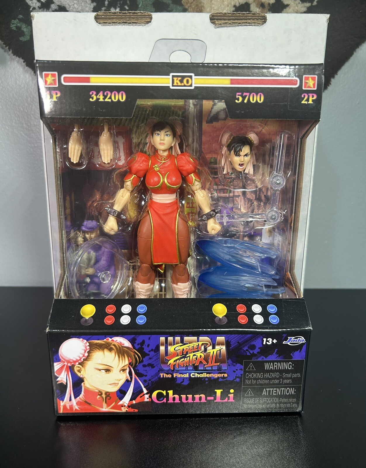 Target Exclusive Red Chun-Li Jada Toys Action Figure Completely New