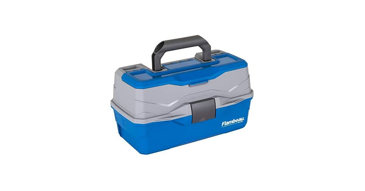 flambeau cantilever tackle box Classic Series 1 Tray This kids tackle and toolbox have a removable lift Flambeau 6382TB 2 Tray Cantilever