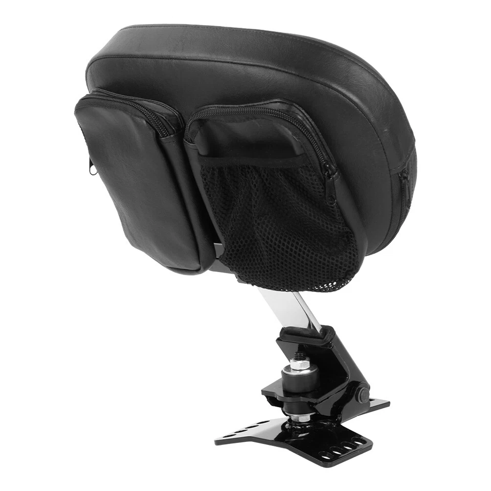 Respaldo de asiento medio ajustable soporte trasero para Harley Road Glide Road King Foto 4 de 4