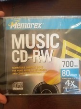 Memorex Music CD-RW 700 MB Rare Vintage