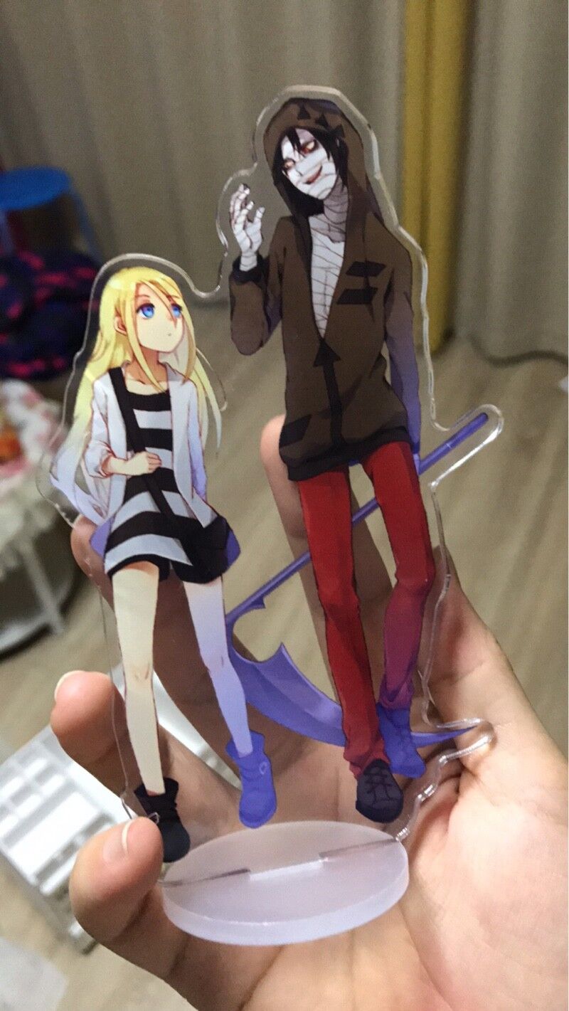 Angels of Death Anime Figure Acrílico Stand Model Brinquedos, Ray e Zack  Figuras de Ação, Decoração