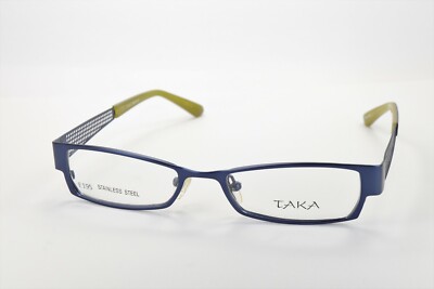TAKA T2610 in Blue / Green 49-17-135 Stainless Steel Eyeglass Frames E195
