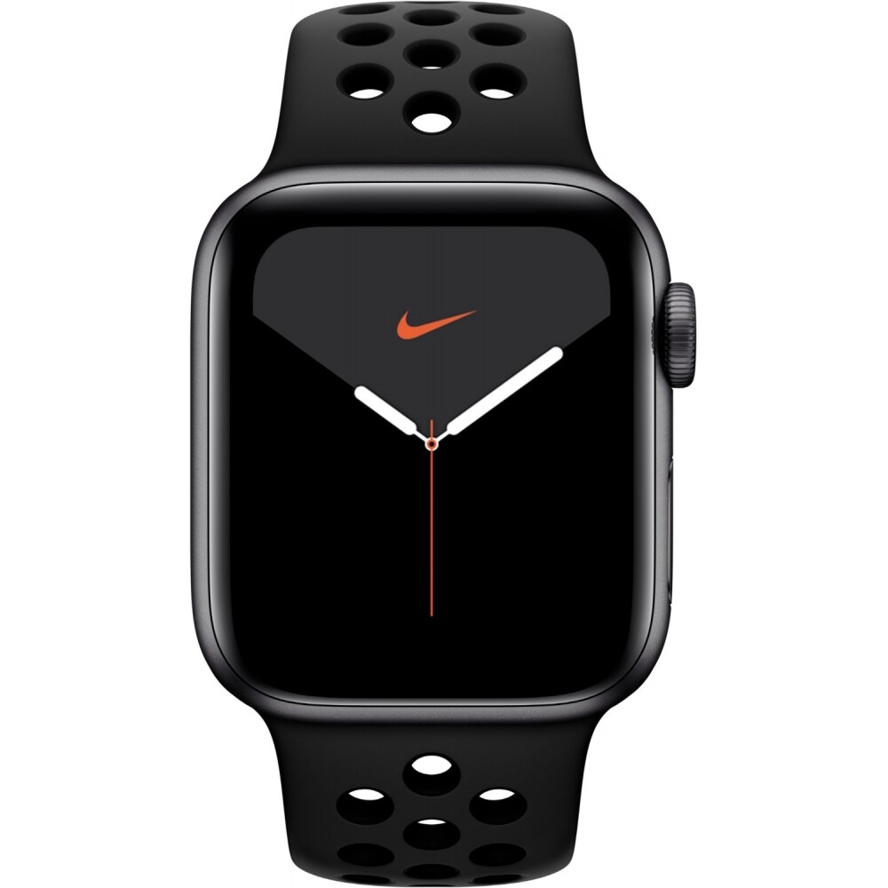 Apple Watch Series 5 Nike 40mm Space Grau Aluminiumgehäuse mit  Anthrazit/Schwarz Sportarmband (GPS + Cellular) (MX3D2FD/A) online kaufen |  eBay