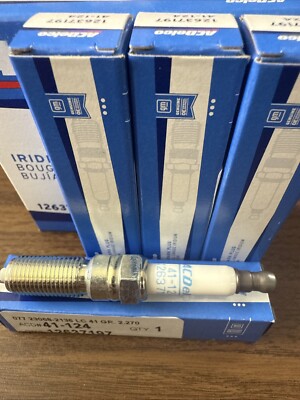 Set of 4 ACDelco 41-124 Spark Plug iridium GM 12637197