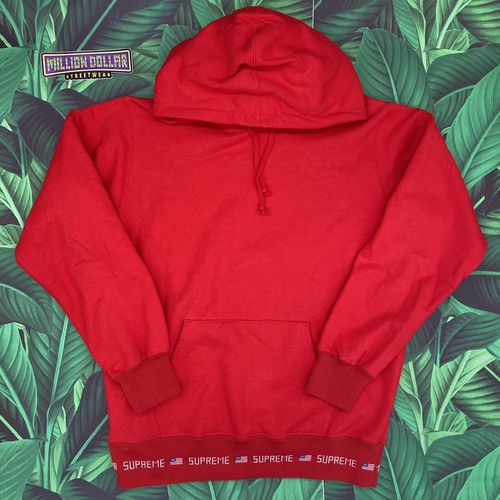 supreme USA ribbed hoodie | eBay