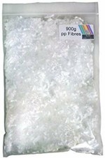 Polyproylene (pp) Fibres for Concrete and Screed 900g Bags Reduces...