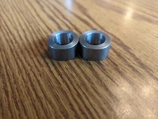 Flat Steel Spacers 9/16" I.D. x 3/8 thick, 1" OD. 2 pieces