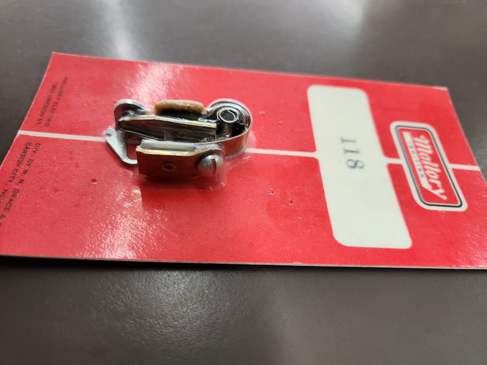 Mallory 118 Points OLD STOCK