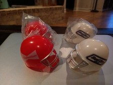 anheuser busch budweiser & bud dry  bottle top helmets new old stock