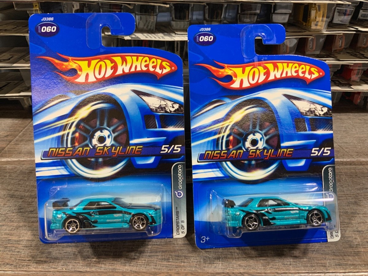 ミニカー Hot Wheels Nissan Skyline DROPSTARS 5/5 Amazon.com: Hot Wheels DROPSTARS 5/5, Gray Nissan Skyline 60