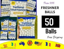 Home Freshener Balls – Long Lasting – For Drawers, Closets, Storage - 50 Balls