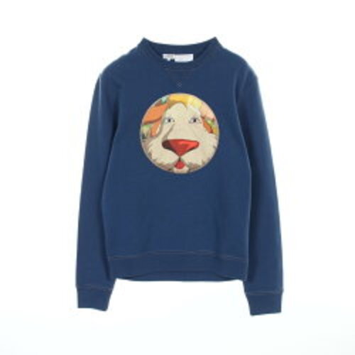 Loewe x Ghibli Howl’s Moving Castle Cotton Sweatshirt Blue Multicolor Used JP